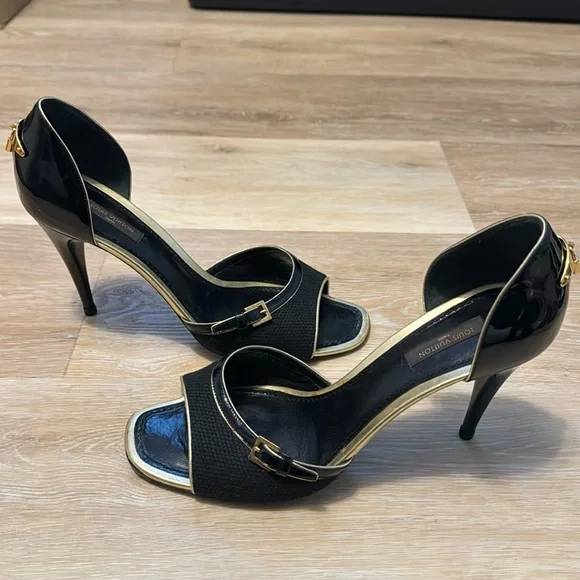 Louis Vuitton open toe pumps - Picture 4 of 5